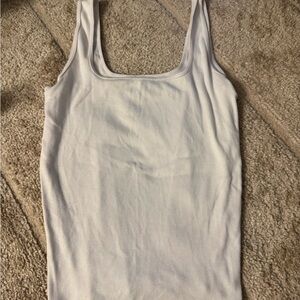 Abercrombie & Fitch Classic White Tank Top